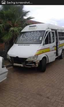 Mercedes Benz Sprinter 313 CDI 2003-Selling as is or stripping for parts