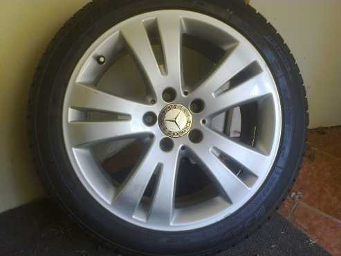 Mercedes OEM Factory 17quot Mag Rims and Tyres