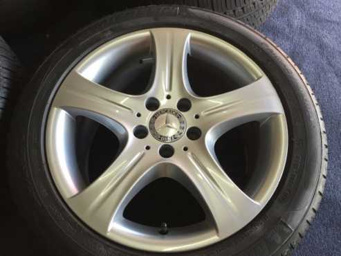 Mercedes OEM Original 18quot Mag Rims and Tyres