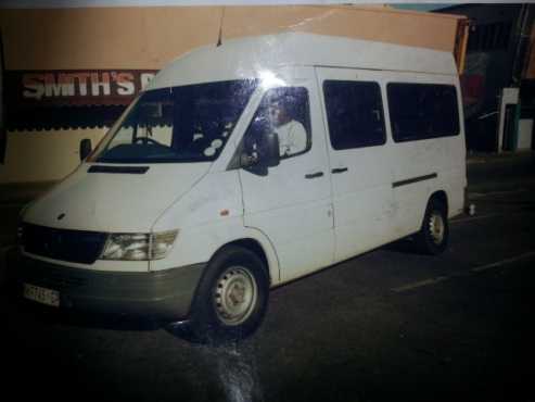 mercedez benz sprinter body for sale (engine stolen) urgent sale R35,000