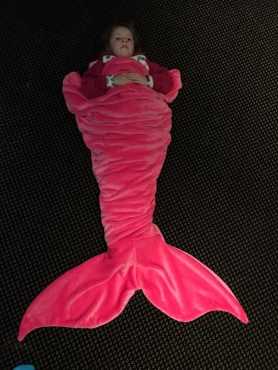 Mermaid tail blanket sleeping bag