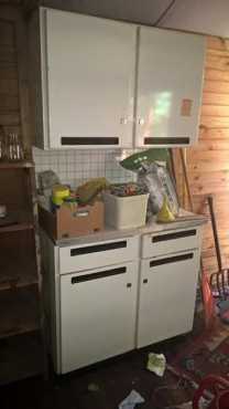 Metal kitchen cabinet