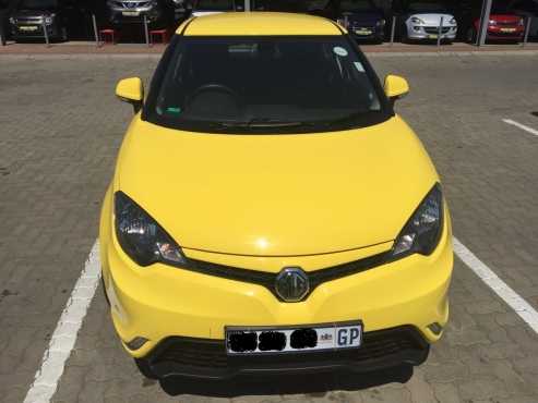 MG Hatch 1.5 2015 MG3 for Sale 39000km.Balance of Service Plan