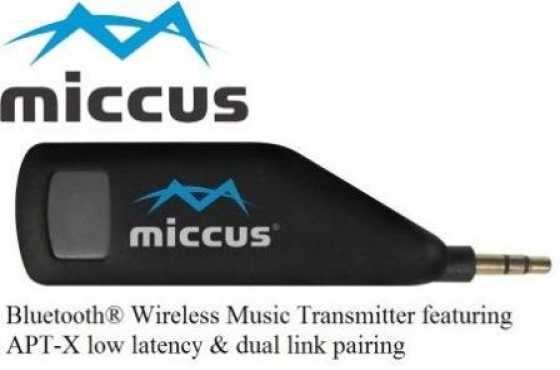 Miccus Mini-jack TX4 Bluetooth 4.0 Wireless Music Transmitter