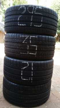 MICHELIN, BRIDGESTONE AND YOKOHAMA TYRES