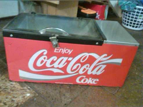 mini coca cola bar fridge, collectors item.