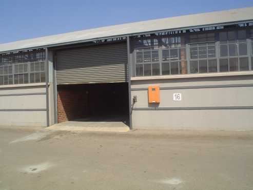 MINI FACTORY TO LET ANDERBOLT BOKSBURG 200 M2