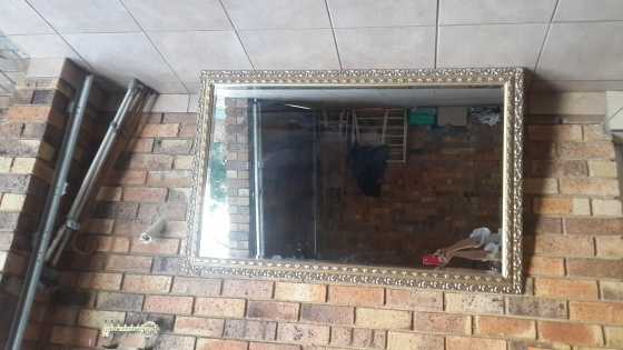 Mirror Antique Look Gold R1600 Negotiable