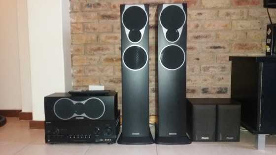 Mission Speakers and Sony Amplifier