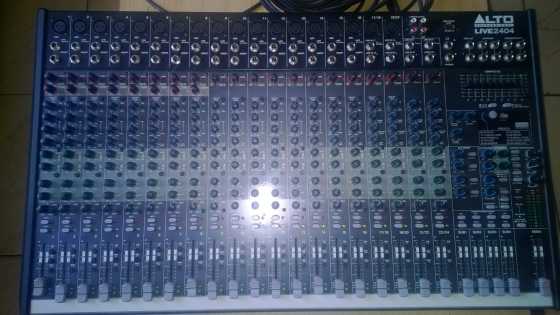 Mixer 24 Channels (Alto-Live2404) with USB