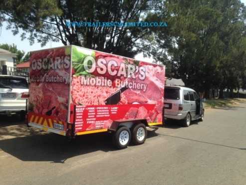 MOBILE BUTCHERY TRAILER.