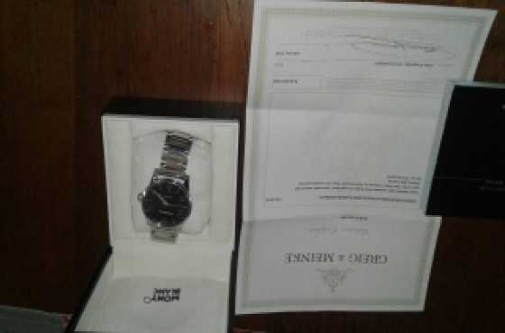 mont blanc time walker collection wrist watch