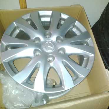 Months end special set of 4x 17 mag weels for mazda bakkie with 4x brand new tyres 2656517 goody