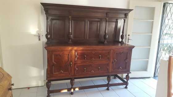 Most Beautiful Victorian Oak Sideboard Massive