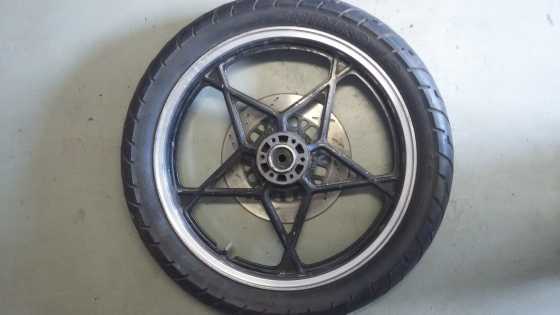 Motorbike Tyre and Rim