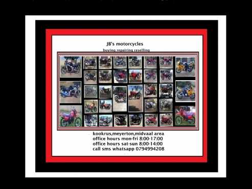 Motorcycles wanted by jbs motorcycles meyerton