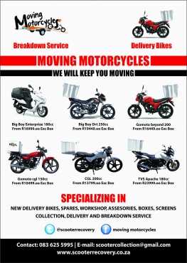 moving motorcycles