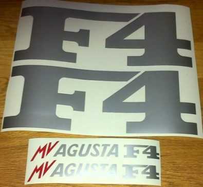 MV Agusta F4 decals stickers graphics