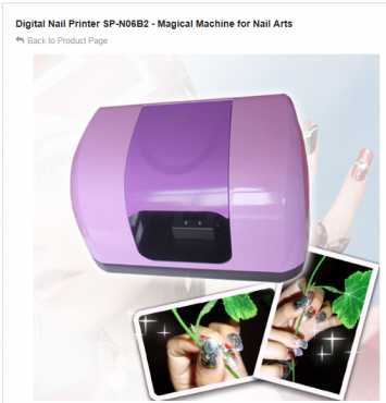 Nail art printer