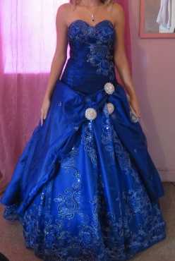 navy blue farewell dress