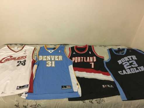 NBA NFL gear for sale.