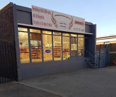 NEAT FACTORYWORKSHOP TO LET (Pretoria West) R25 000month