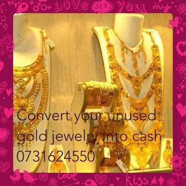 Need Cash Trade your gold and diamond jewellery for instant CASH 0715358428 we come to you