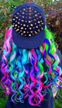 neon hair colours