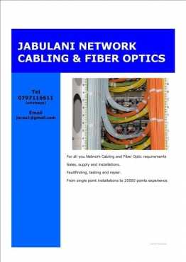 Network Cablingfiber Optic cable and accessories for sale