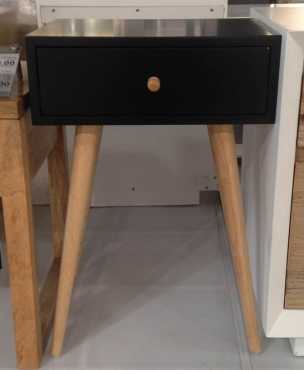 Never been used black retro pedestal. Retails for R1199. Contemporary, chic with an organic feel.