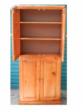 New Book shelf with wooden doors