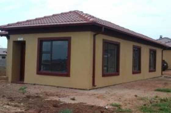 New houses in soshanguve next to a new mall