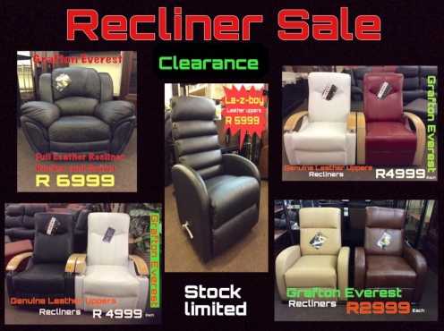 New Imported Leather Recliner lounge Suites