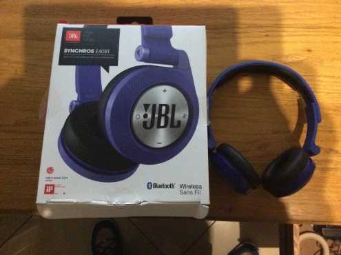 New JBL Synchros E40BT Wireless headphones for sale