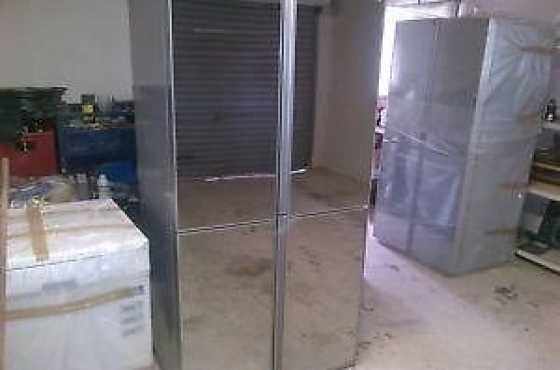 New Kelvinator 4 door Mirror Finish Top Fridge and Bottom Freezer