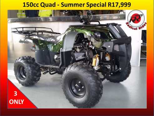 New Quads 150cc Auto with Reverse. Best Quality imported