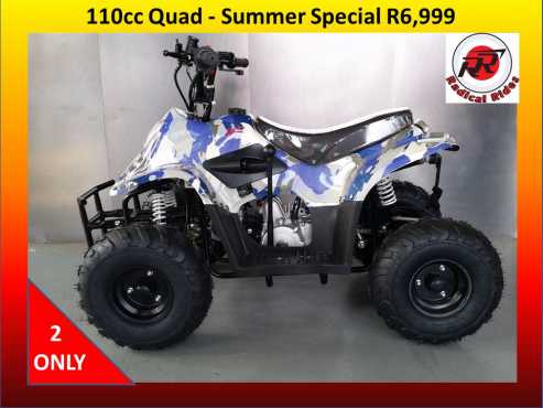 New Quads Fully Automatic with Reverse 110cc