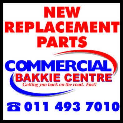 New Replacement parts for most makes of bakkies