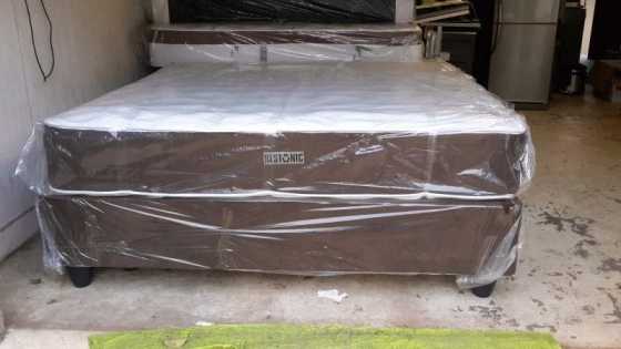 New Restonic King Size Turn Free Foam Mattress and Base Set