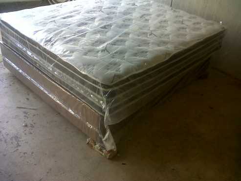 New Restonic Queen Size Eurotop Base and Mattress Set