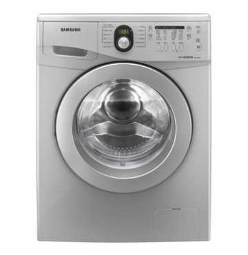 New Samsung WF1600W5W 6kg Eco Bubble Front Loader - Silver