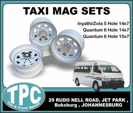 New TAXI MAGS For Sale at TPC - Quantum, Inyathi, Zola ...New Replacement Parts