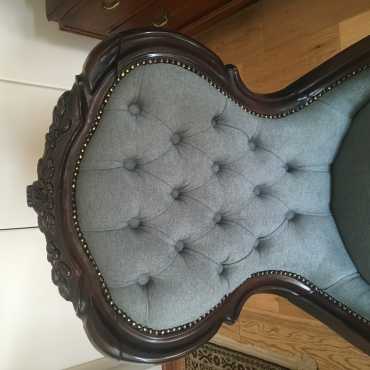 Newly Upholstered Victorian Chairs