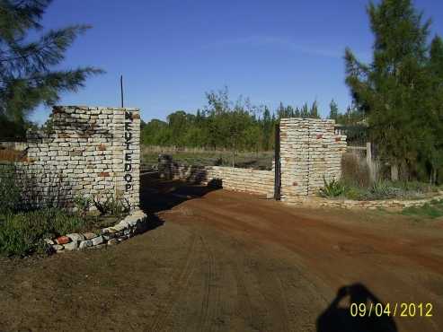 NIEUWOUDTVILLE  WONDERFUL PLOTS FOR SALE IN PRIVATELY GATED ESTATE.