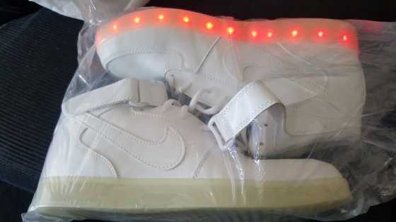 Nike Air Force that Lights Up with LEDs