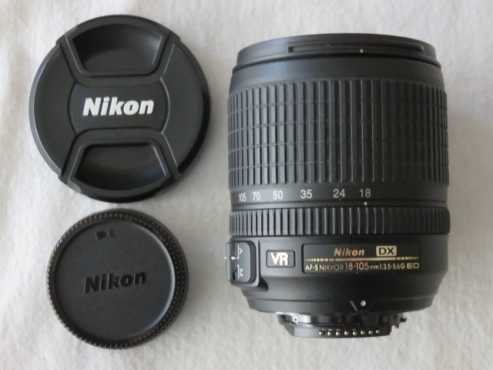 Nikon 18-105mm f3.5-5.6G ED VR AF-S DX Nikkor