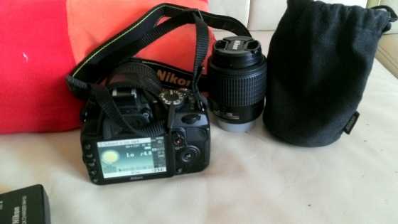 Nikon D3100 Body With 18-55mm VR amp 55-200mm in Excellent Condition