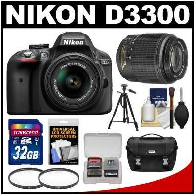 Nikon D3300 24.2 MP CMOS Digital SLR with AF-S DX