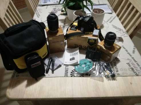 Nikon D3300 Camera, Lenses and Accessories