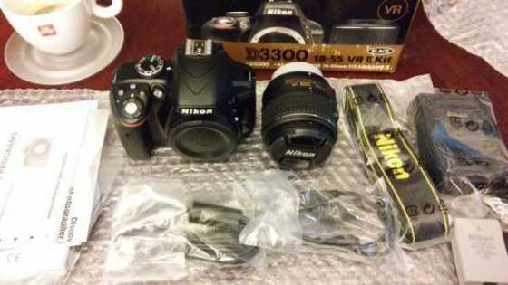 Nikon D3300  DSLR Camera with 18-55mm Zoom Lens